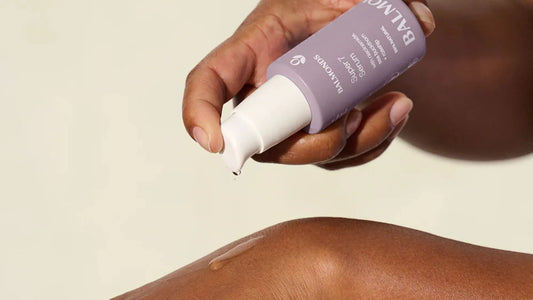Balmonds blog with Super 7 serum being applied to skin