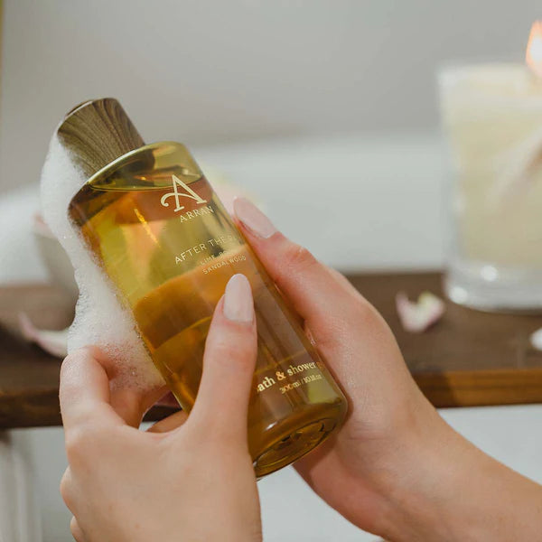 After the Rain Bath & Shower Gel - 300ml lifestyle shot of person holding