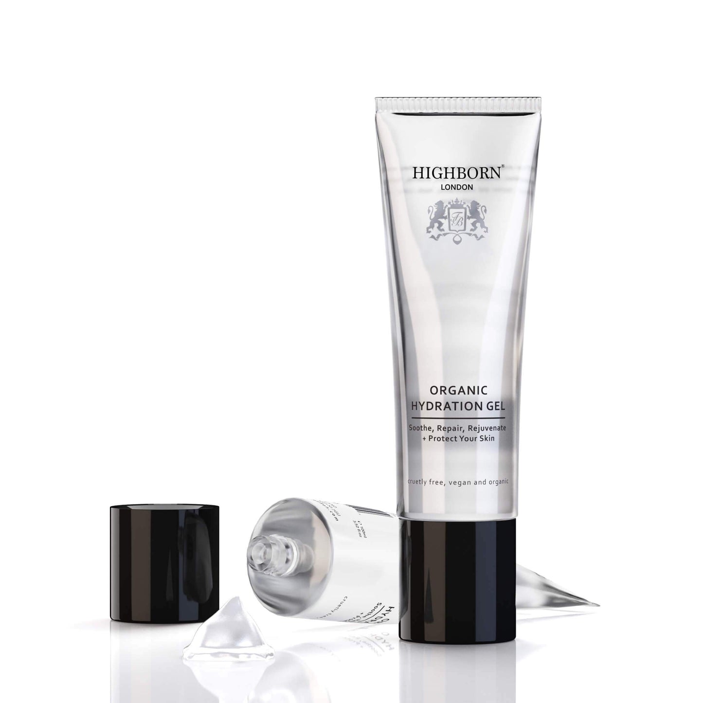 Highborn Organic Hydration Gel tube on a white background