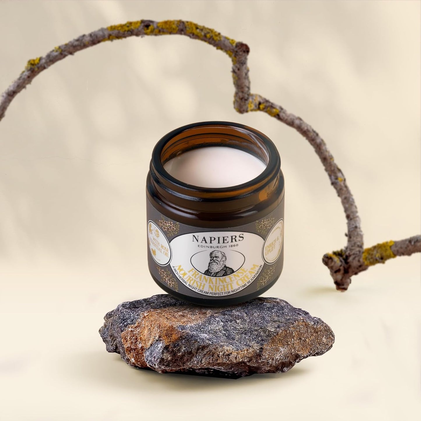 Napiers The Herbalists Frankincense Nourish Night Cream - 60ml lifestyle shot 1