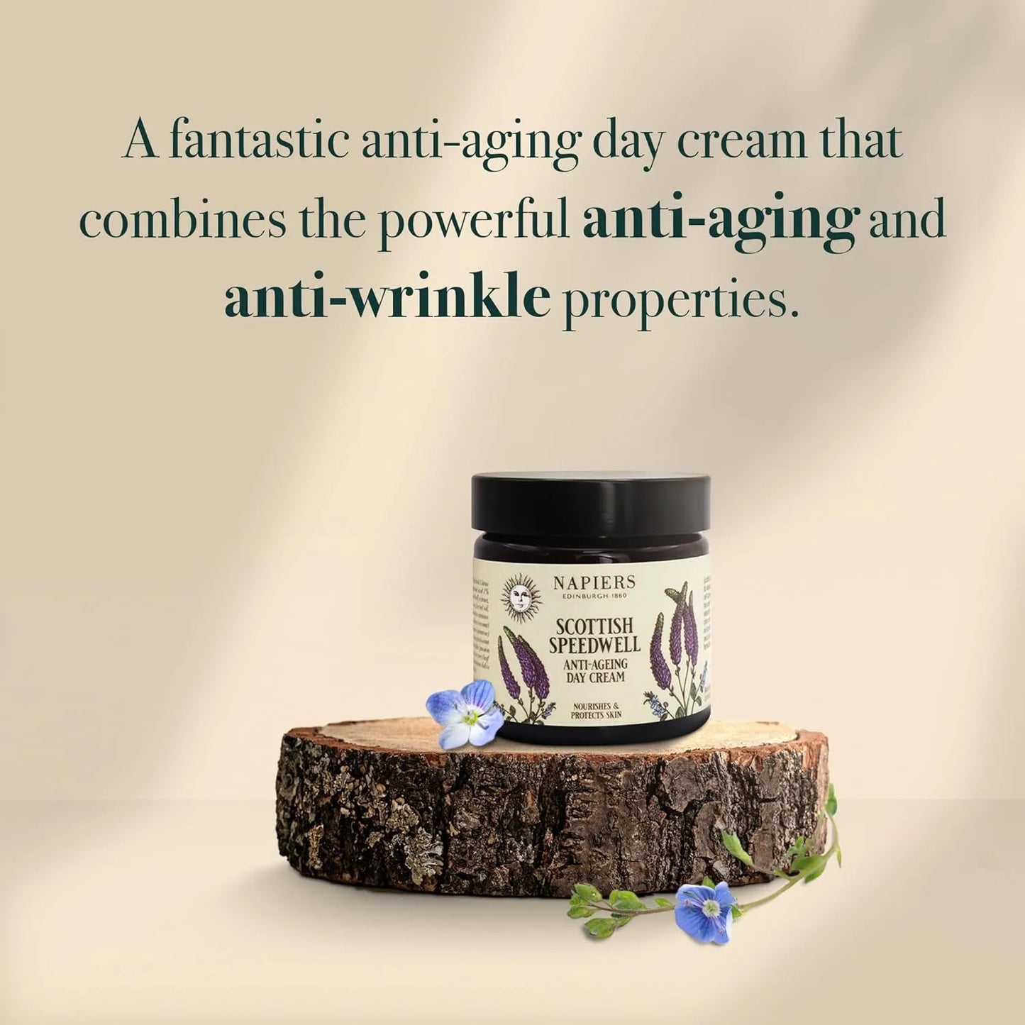 Napiers The Herbalists Speedwell Ageless Day Cream - 60ml infographic 2 powerful anti-ageing