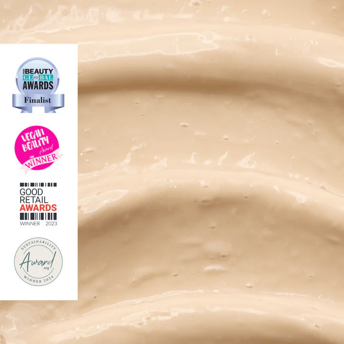 UpCircle Beauty Eye Cream with Hyaluronic Acid + Coffee texture and swatch