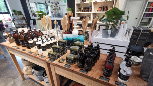 Highland Soap Company shop with soap products