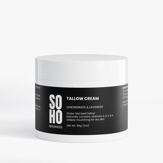 SOHO Brands Tallow Cream Lemongrass & Lavender
