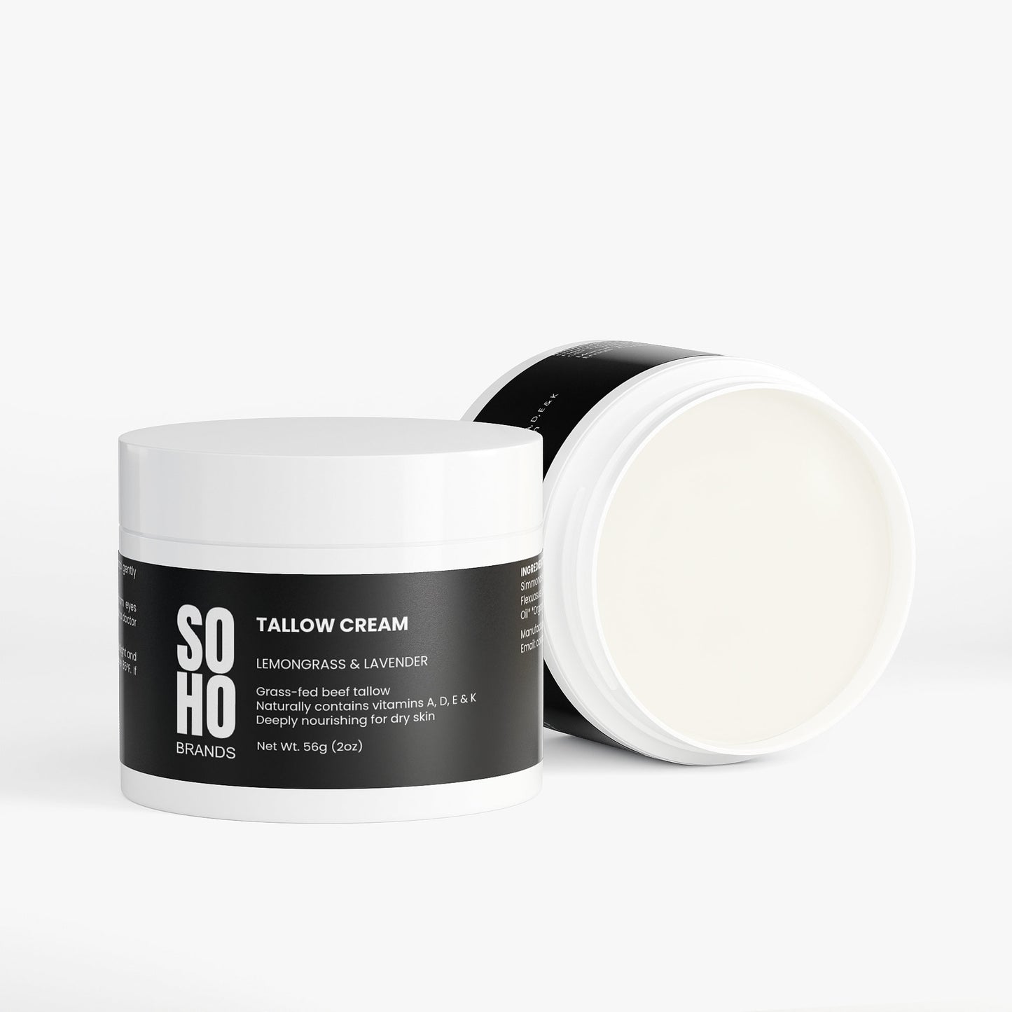 SOHO Brands Tallow Cream Lemongrass & Lavender