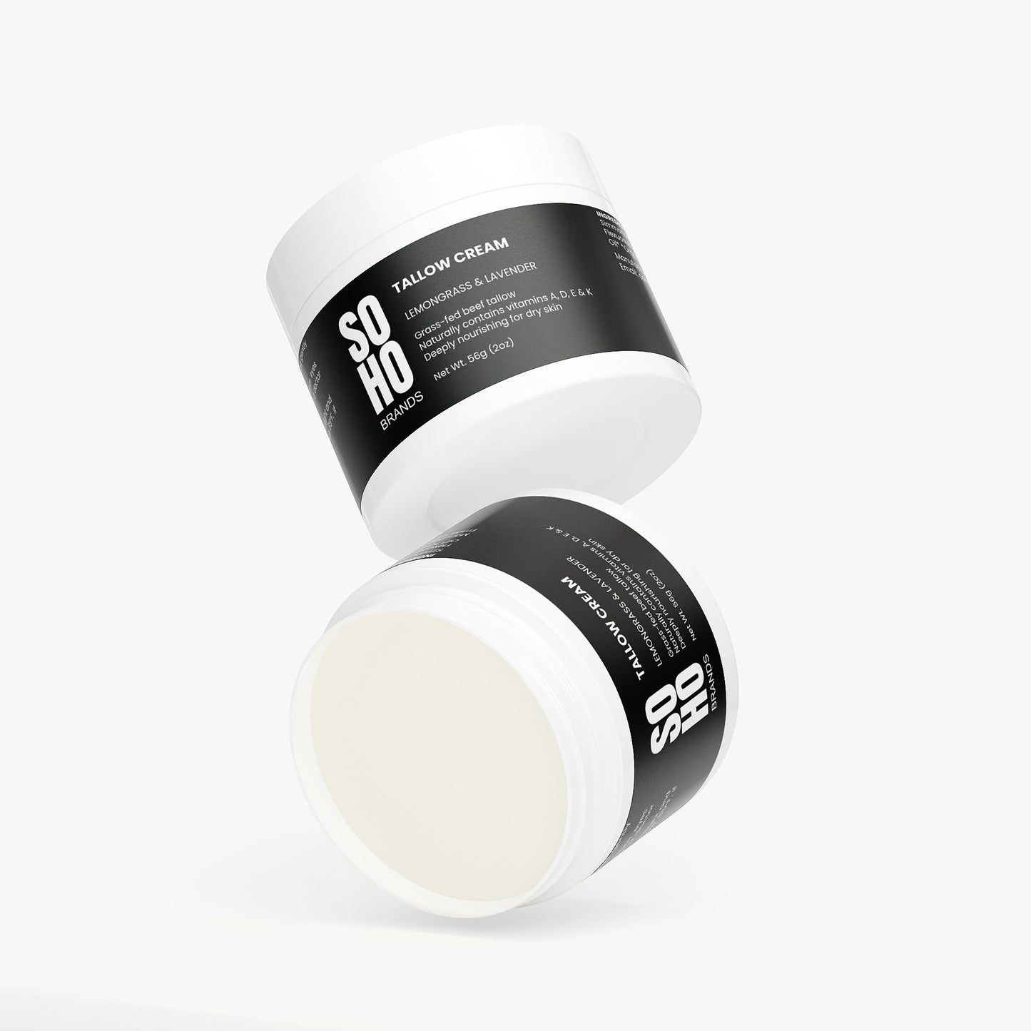 SOHO Brands Tallow Cream Lemongrass & Lavender