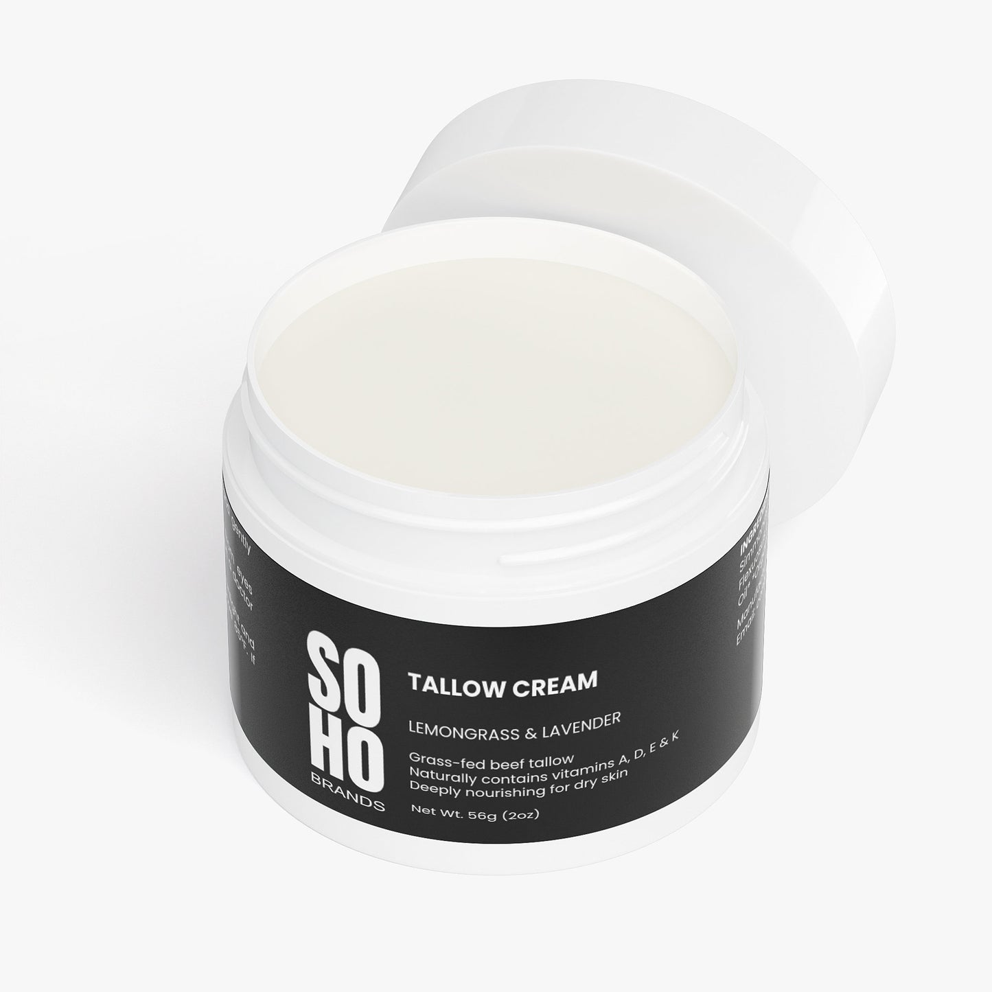 SOHO Brands Tallow Cream Lemongrass & Lavender