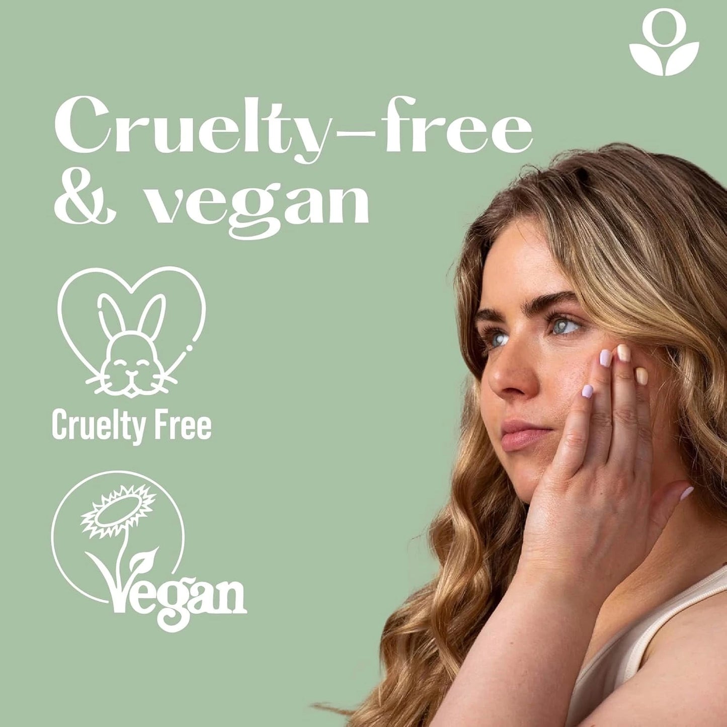 Balmonds Daily Moisturising Cream - 300ml woman using product cruelty free infographic 