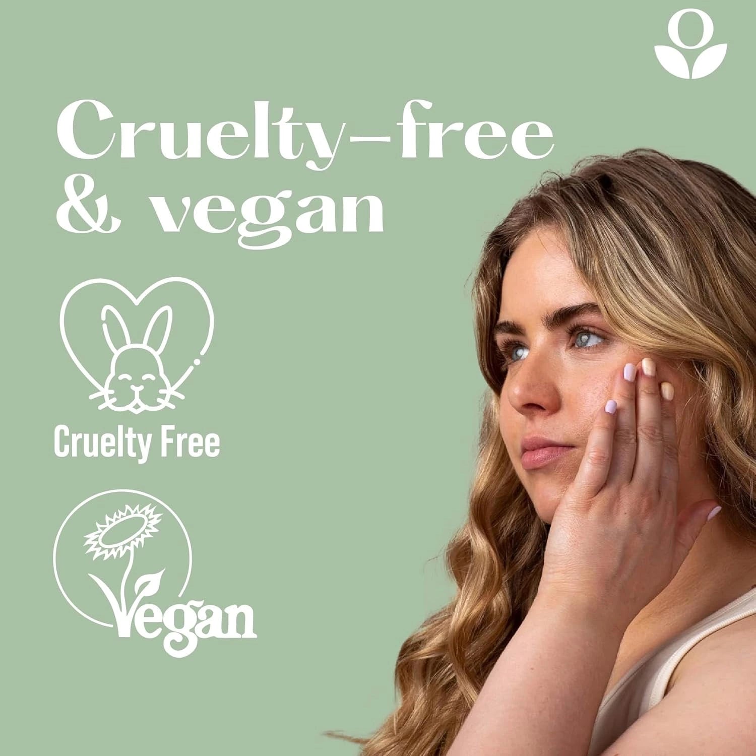 Balmonds Daily Moisturising Cream - 300ml woman using product cruelty free infographic 