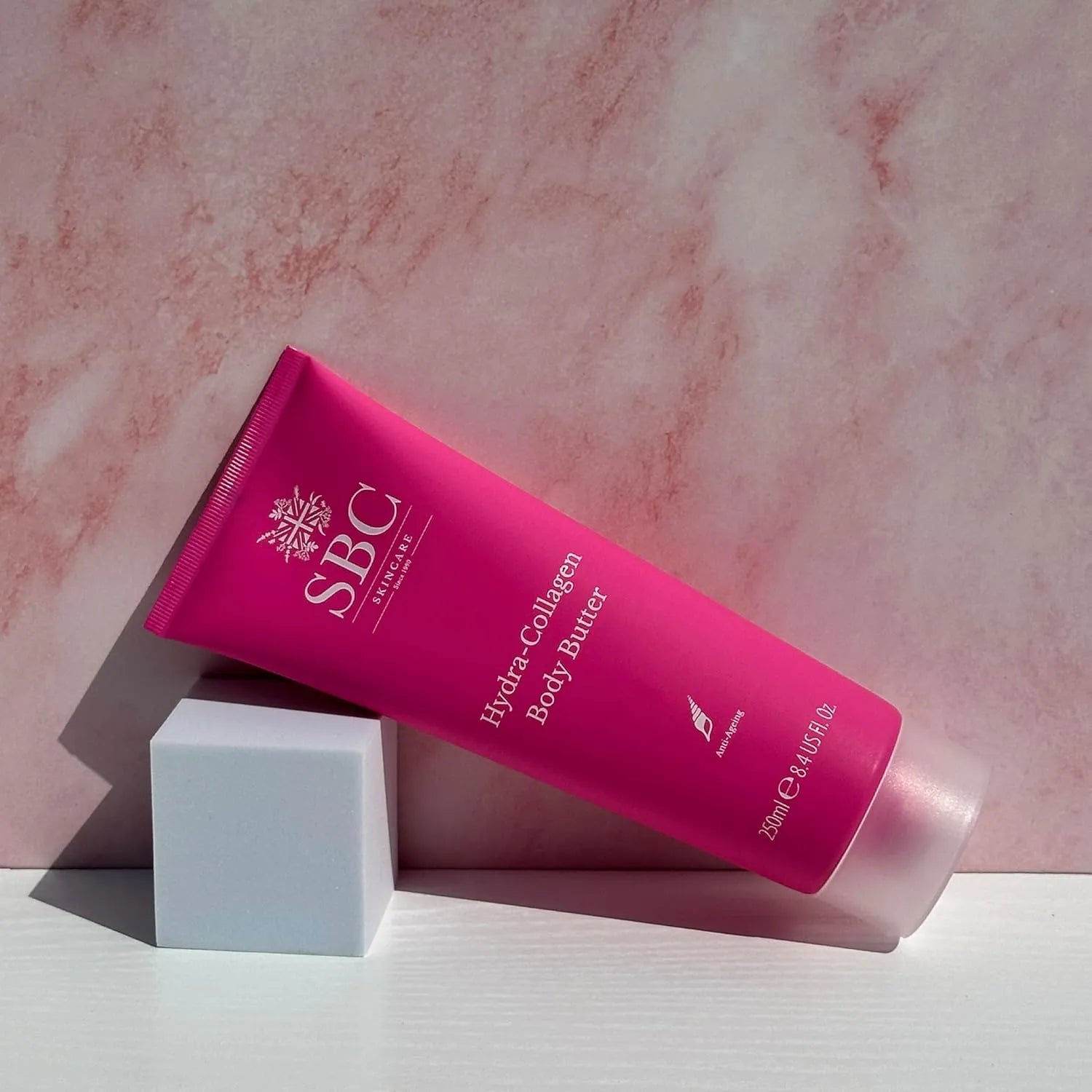 SBC Skincare Hydra-Collagen Body Butter lifestyle shot