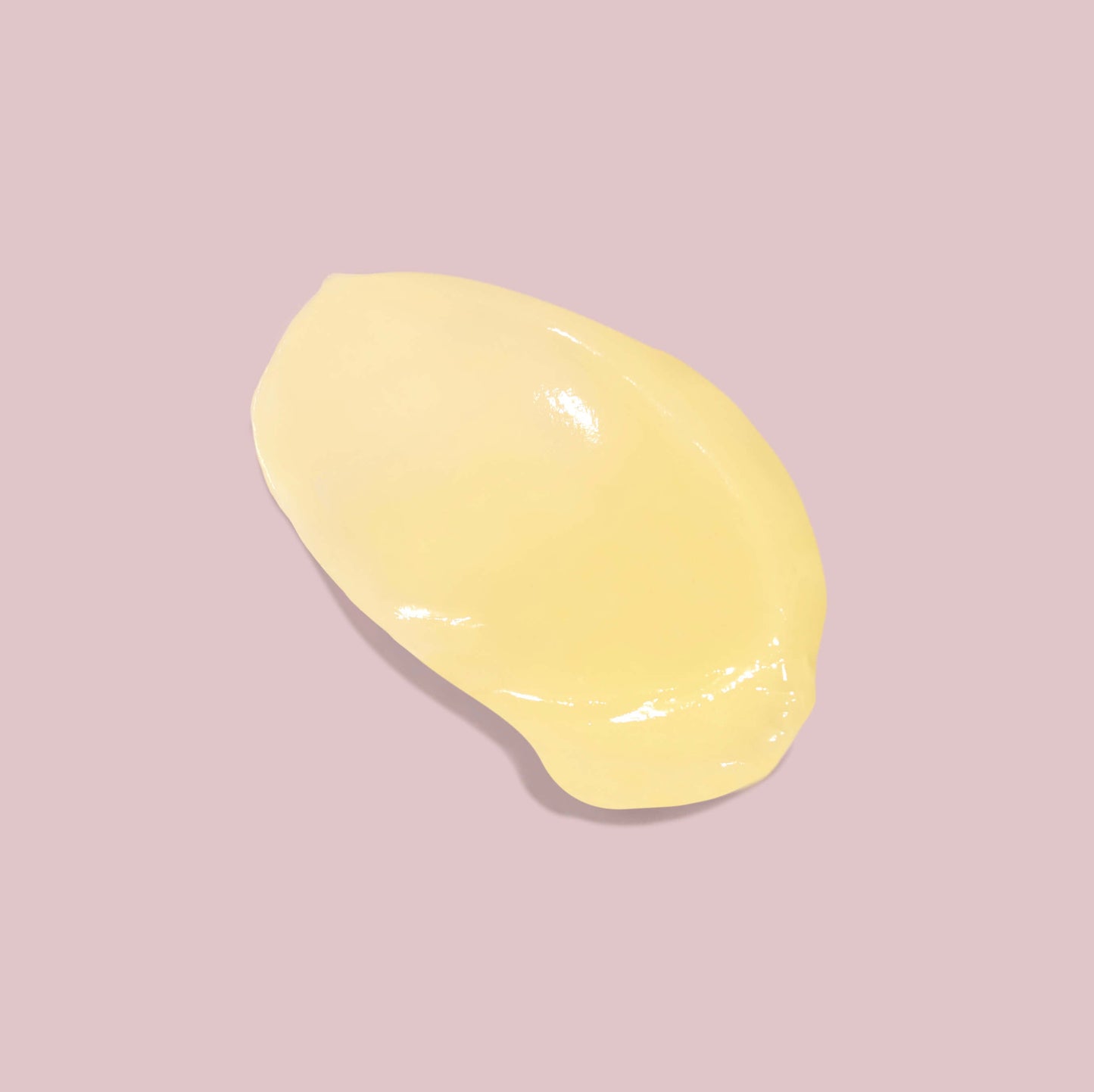 Yellow swatch on a pink background