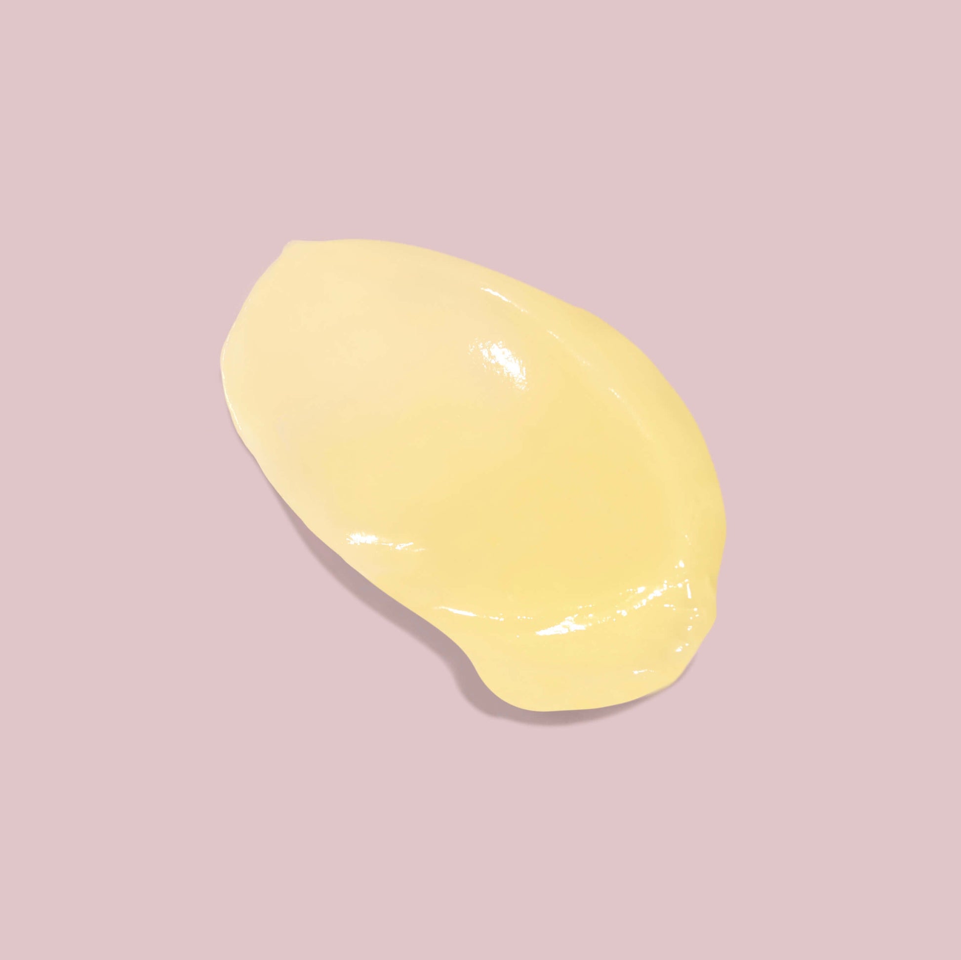 Yellow swatch on a pink background