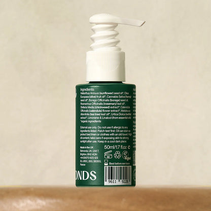 Balmonds Hair & Scalp Oil - 50ml back shot