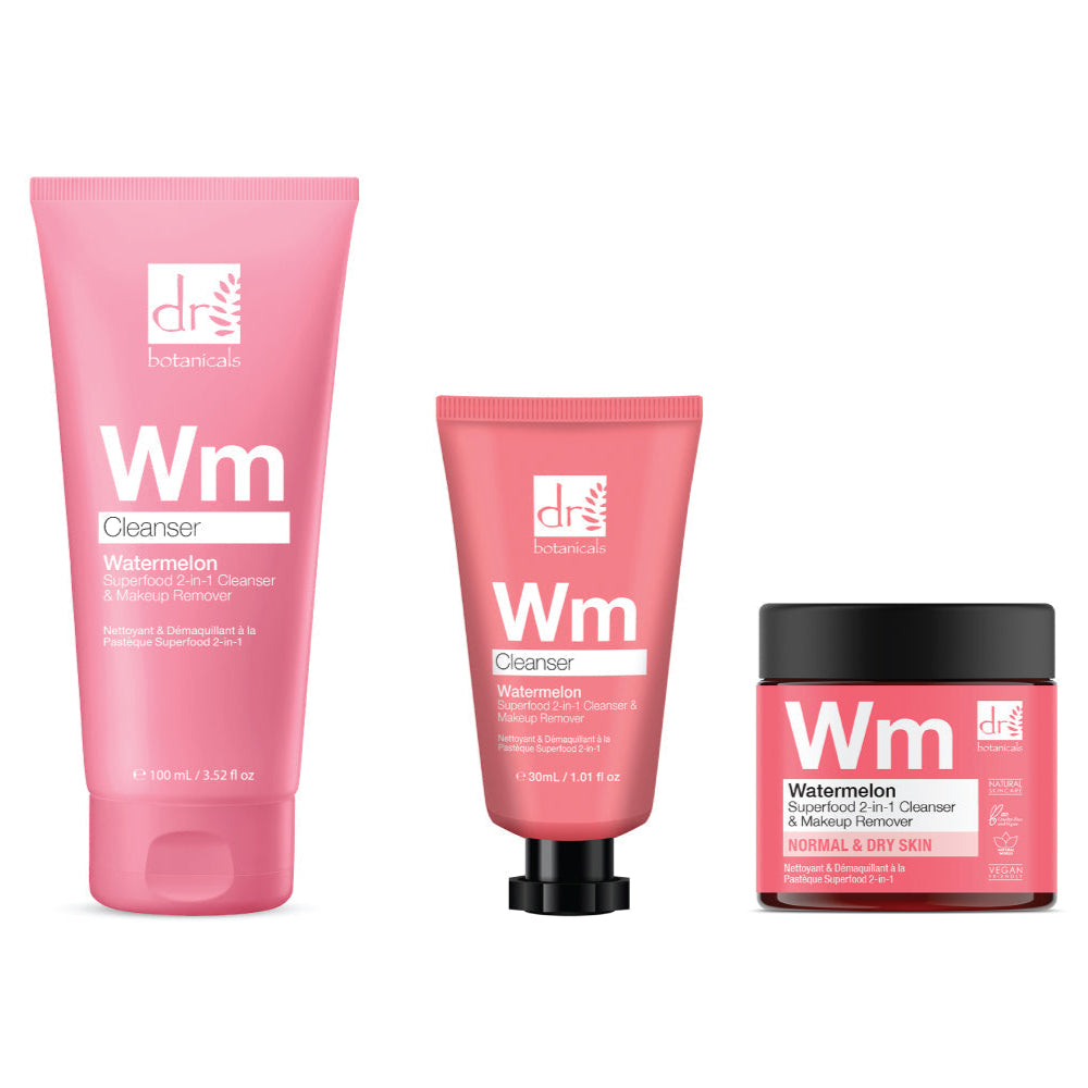 Watermelon Superfood 2-in-1 Cleanser & Makeup Remover Trio