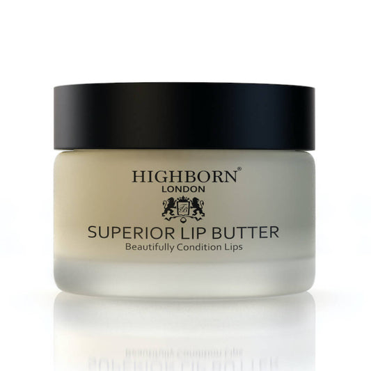 Highborn London Superior Lip Butter jar on a white background