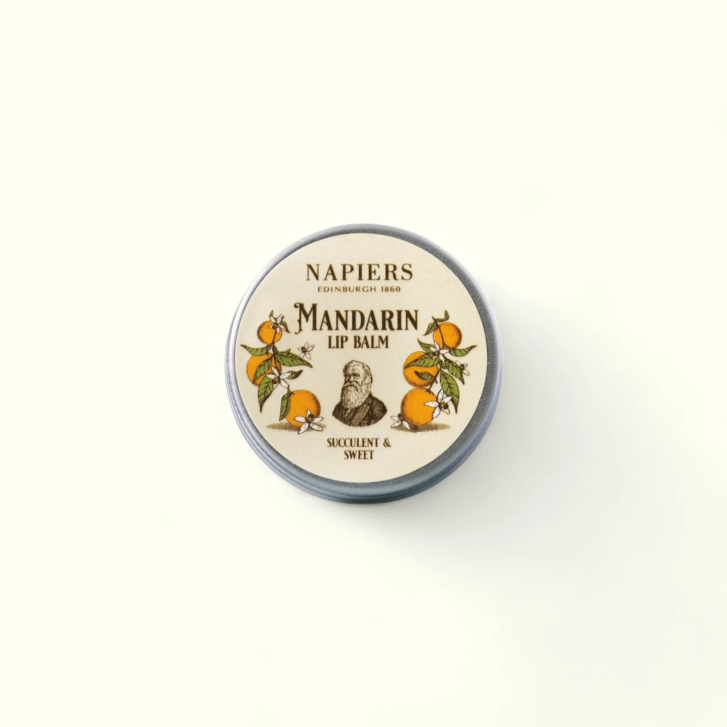 Napiers Mandarin Lip Balm top shot