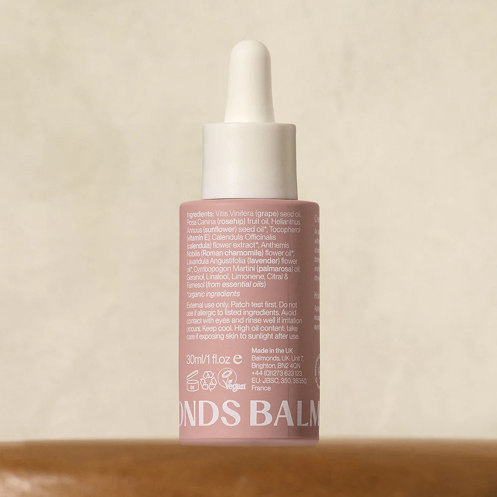 Balmonds Omega-Rich Facial Oil - 30ml back shot