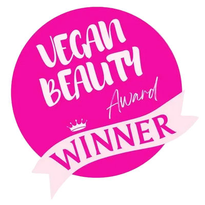 Vegan beauty award winner badge
