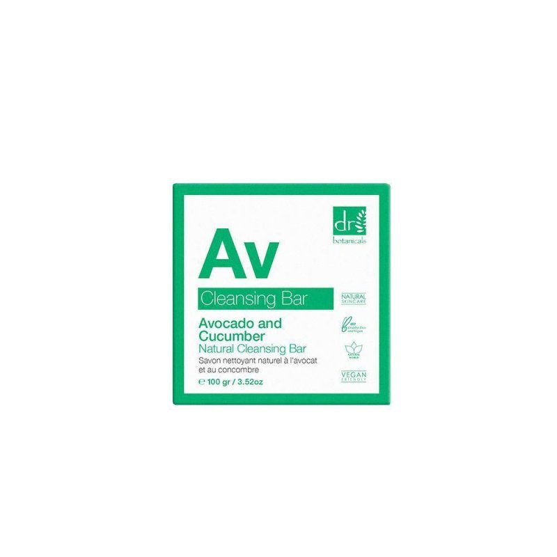 Avocado And Cucumber Natural Cleansing Bar 100g