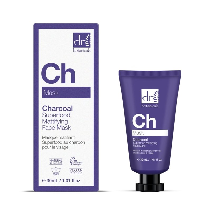 Charcoal Superfood Mattifying Face Mask 30ml