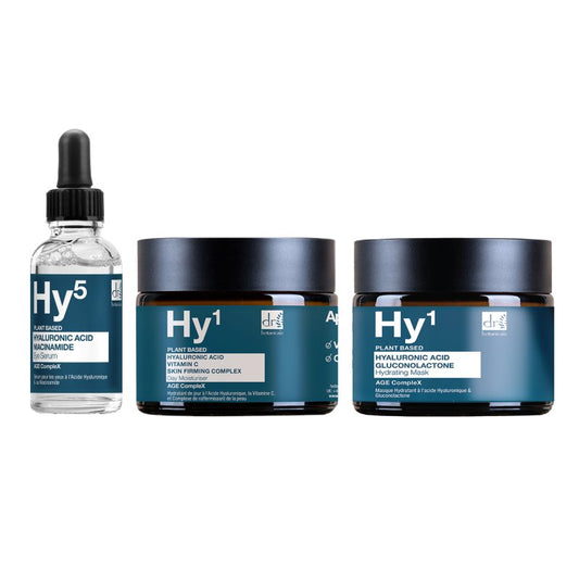 Hyaluronic Acid Day Moisturiser + Eye Serum + Mask